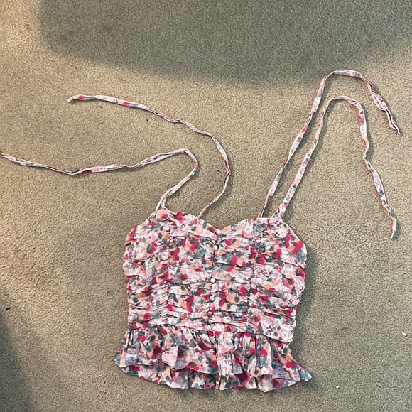 Foral crop top - Picture 2 of 7